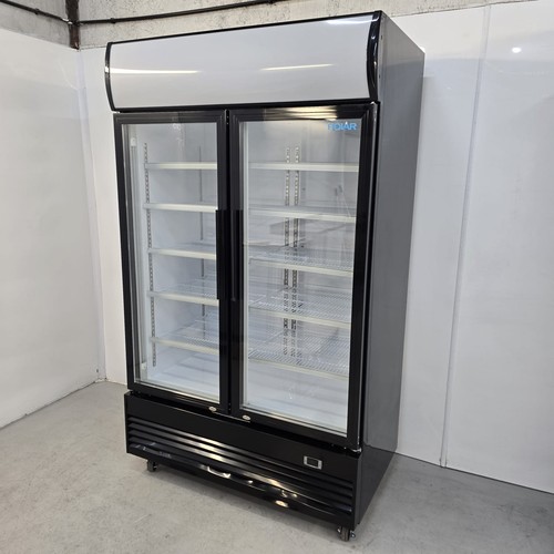 Display cooler upright double - display,