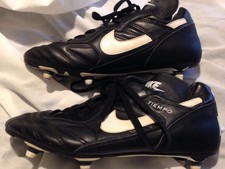 RARE 1990S NIKE TIEMPO FOOTBALL BOOTS UK SIZE 10 RONALDINHO