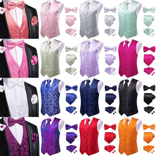 5pcs mens vest tie - tie, and