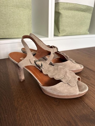 Ladies paul green heels beige - paul,