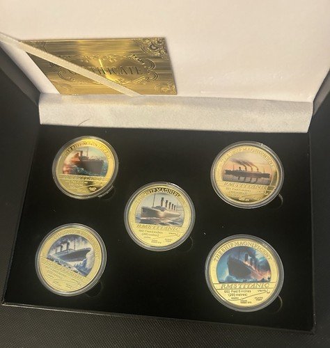 Titanic commemorative coins - titanic,