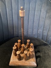 Wooden Bar Skittles Game -