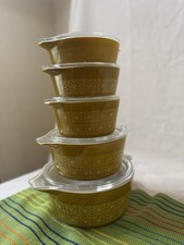 Pyrex Autumn Square Floral