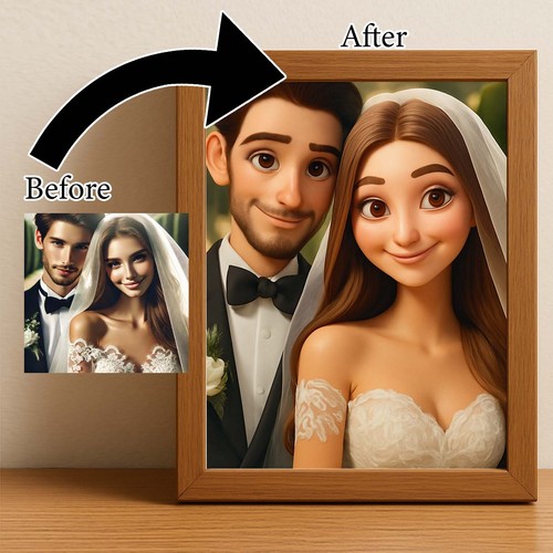 Custom portrait cartoon - custom,