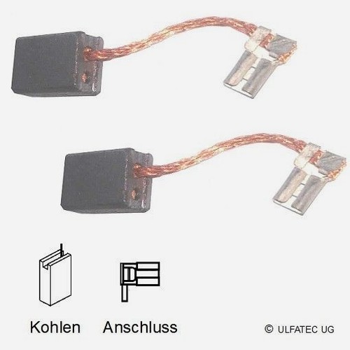Carbon brush battery - carbon,