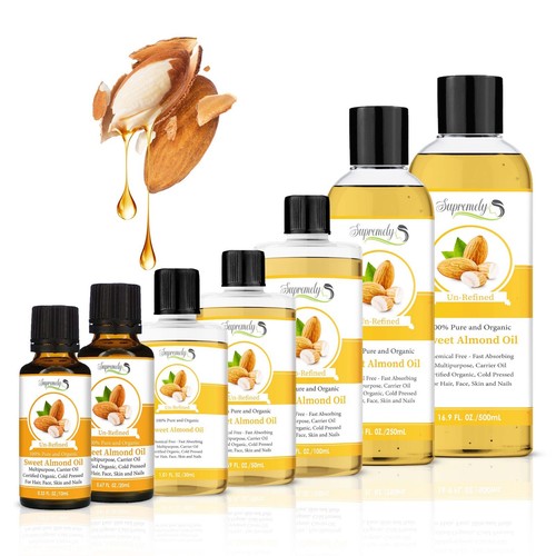 Sweet almond oil - sweet, 100%