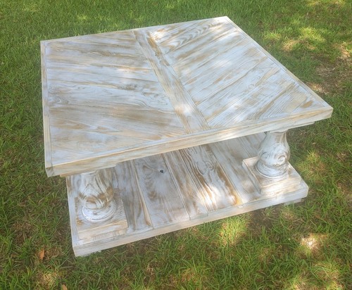 Custom balustrade coffee table - coffee,