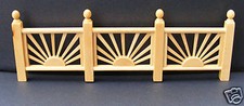 Dolls house sun trellis fence - dolls,