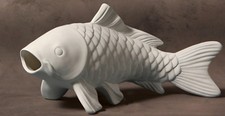 Unglazed Ceramic Large Koi