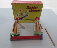 Vintage wooden push along toy