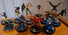 DC HEROCLIX Assorted Figures Green Lantern Wonder Woman Aquaman Lot Of 11
