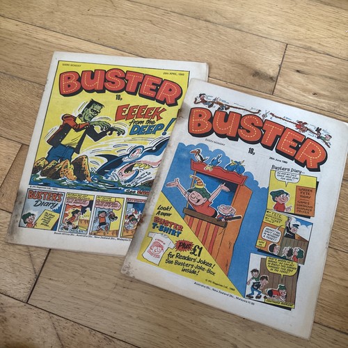 Buster comics 1980 - buster, x2
