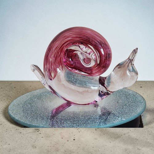 Wedgwood art glass snail - wedgwood,