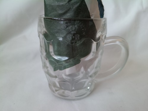 Half pint dimpled glass king - half,