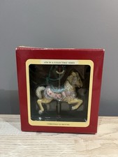 Vintage 1993 “Christmas Go Round” Merry Go Round Horse Hanging Decoration.