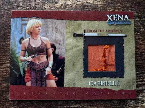 Xena costume card gc3 - costume,