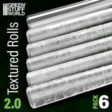 Textured Rolling Pins - PACKx6