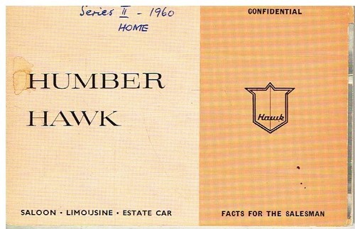 Humber hawk series saloon - humber,