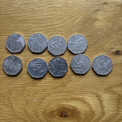 Royal mint 2011 olympic 50p - mint,
