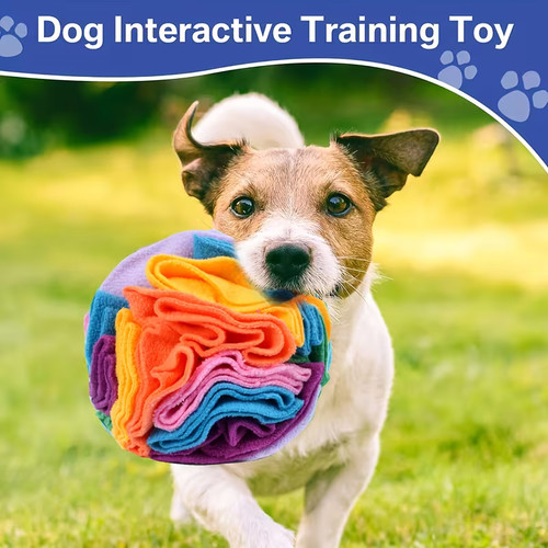 Sniffle mat ball dog toy - ball,