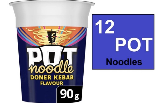 12pk pot noodle doner kebab - noodle,