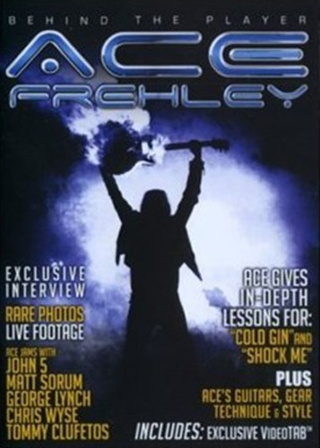 Ace frehley behind the player - ace,