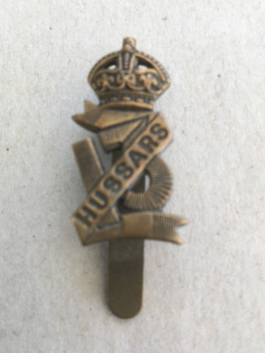 13th hussars cap badge - cap,
