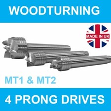 WOODTURNING 4 PRONG DRIVES