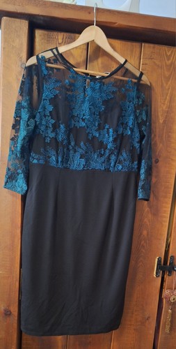 Kaliko teal lace dress size - kaliko,