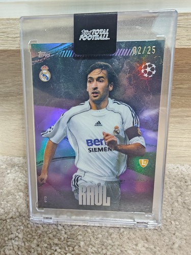Raul real madrid topps total - topps,