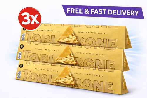 Toblerone golden caramel - caramel, white