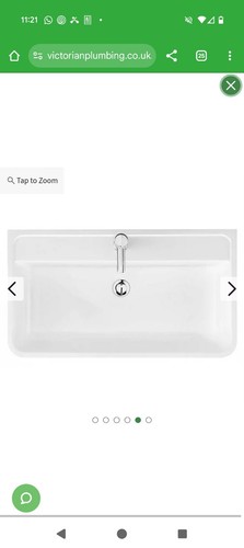 Victoria plumbing sink - sink, only.