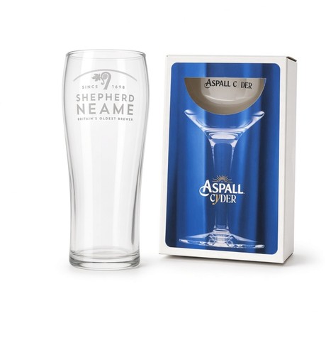 Shepherd neame pint glass - neame, &