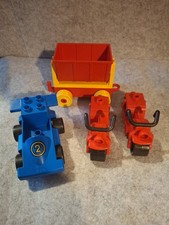 Duplo LEGO Bundle Mixed Vehicles Car Motorcycles And Tipper Cart