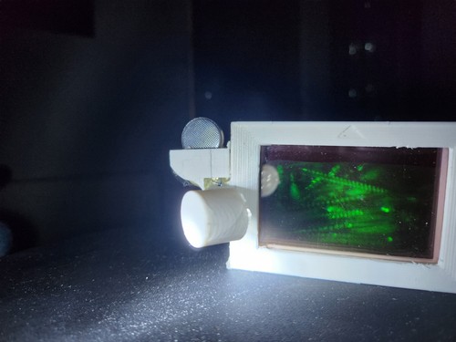 Self lit true hologram - self-lit, a