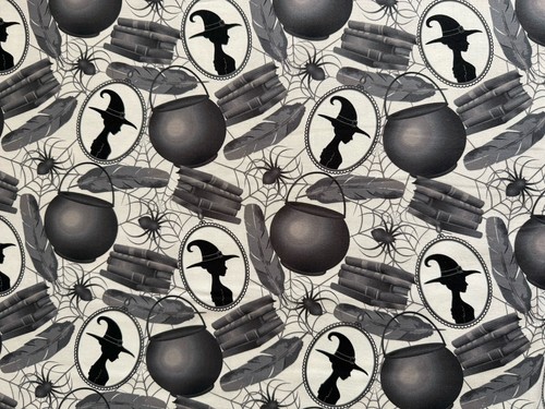 Witches cauldron fabric - witches,