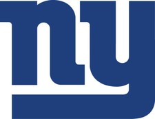New York Giants NY - 6" wide - White / Blue / Red Vinyl Decal Truck Car Window
