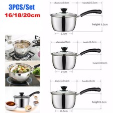 Set of 3 Induction Non Stick