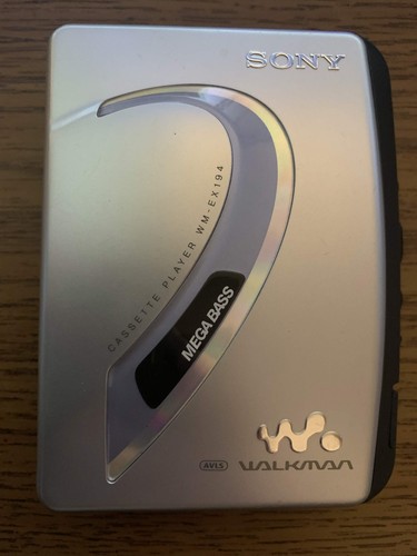 Sony silver walkman - sony,