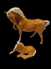 2 x Broken Beswick Horses
