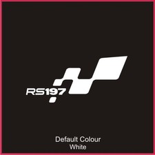 RS197 Bumper Flag Decal