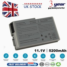 D600 Battery for dell Latitude D505 D510 D520 D610 D530 D500 6Y270 3R305 5200mAh