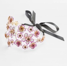 Zara sparkly floral headband