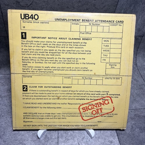 Ub40 signing off 2xlp vinyl - ub40,