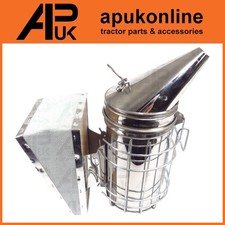 Bee Keeper Smoke Pump Manual Bellows Diaphragm Stainless Steel with Heat Shield