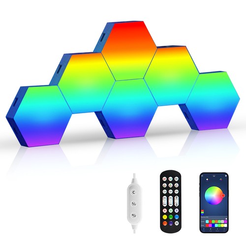 Hexagon led lighting car - 6x,