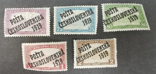 Czechoslovakia stamps 1919 - stamps,