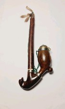 Vintage Bruyere Garantie Wood & Lidded Long Stem Estate Tobacco Smoking Pipe