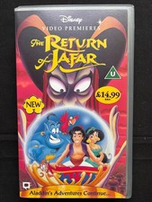 Walt Disneys Aladdin 2 The Return Of Jafar VHS Video Tape PAL 