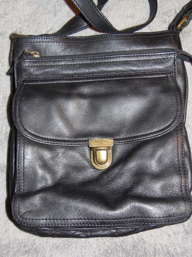 Genuine soft leather black - genuine,